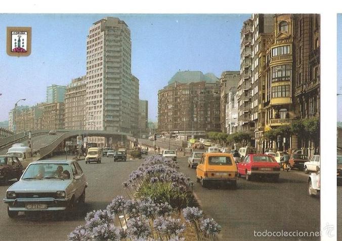 Avenida de Linares Rivas nos anos 70